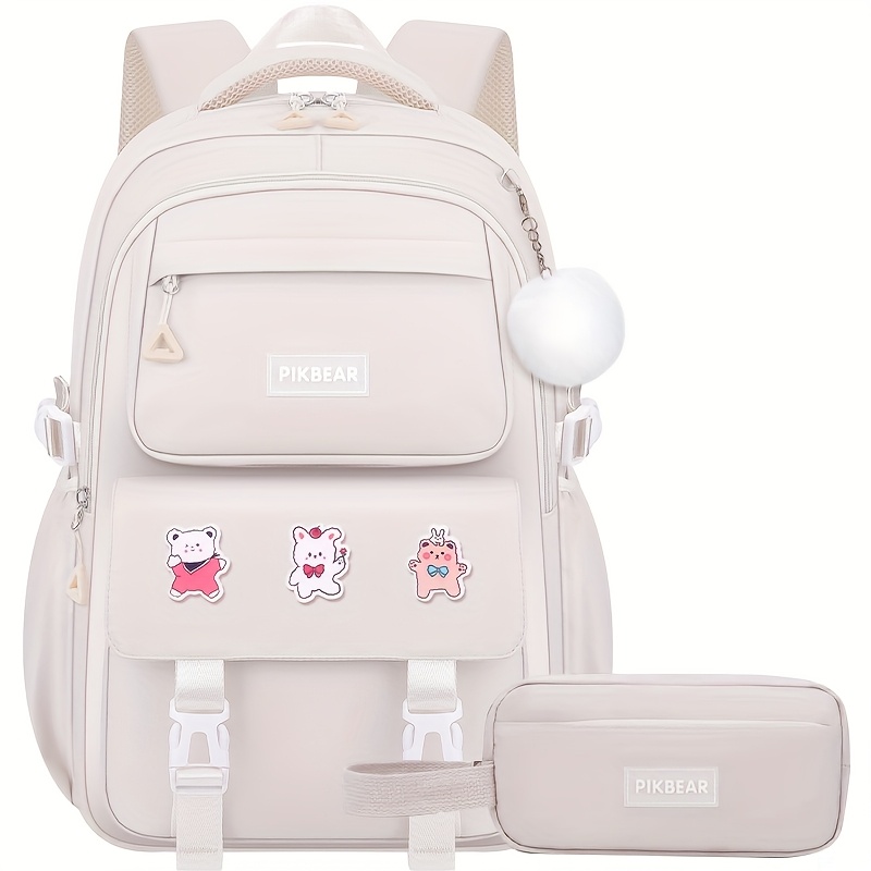 kawaii backpack suitable girls cute school high school Temu
