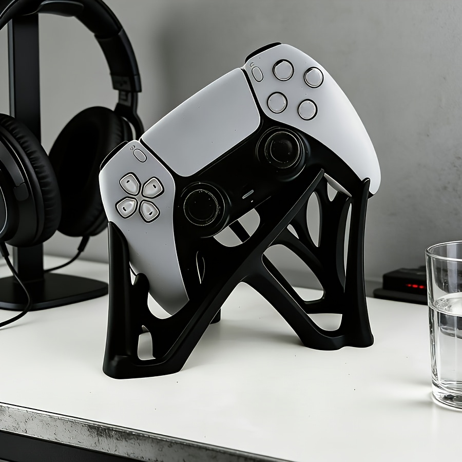 Image of 3d Printed For/fits/fit Ps5 Controller Stand | Handcrafted High-precision Adapter Base | Controller Display Rack | Desktop Collectible Ornament