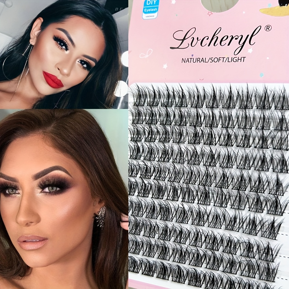 100pcs 5d Fluffy Messy Lazy Lashes, 5d-style Eyelash Clusters, Fluffy , 13mm Natural Length Lash Clusters, Reusable And Lightweight, Beginner Friendly