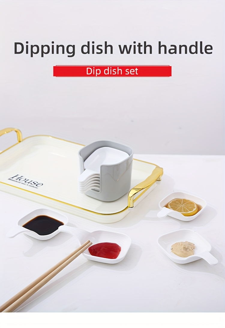 7pcs/set, Sauce Dish, Food Sauce Dish, Dipping Dish Set, Food Storage And Container, Steak Sauce Plate, Seasoning Dish, Cheese Sauce Bowl, Fruit Dish, Snack Dish, Creative Tomato Sauce Plates, Dipping Dish, Kitchen Supplies, Kitchen Accessories
