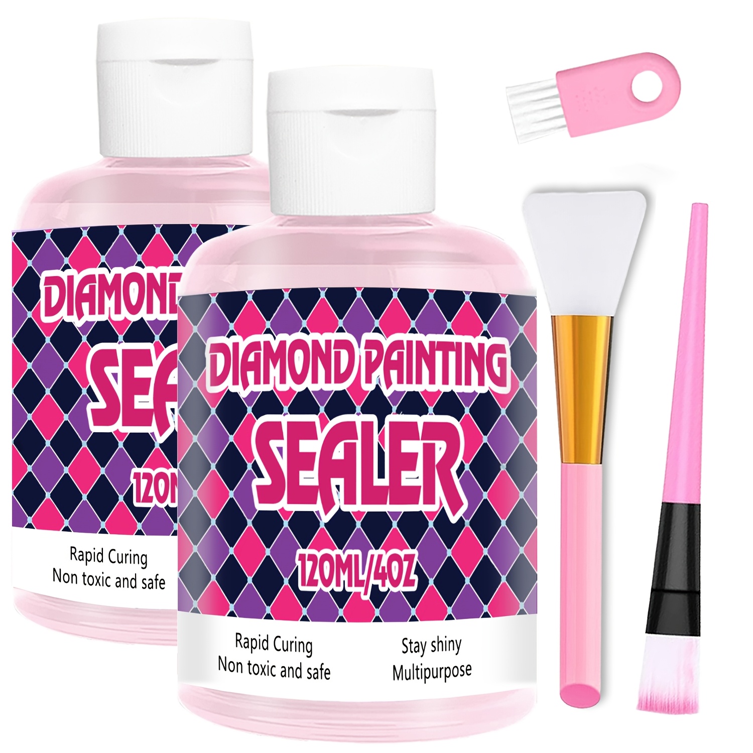 

1pc/2pcs Sealant Set 120ml, Diamond Art Sealant, Puzzle Glue, Accessories And Tools, Suitable For Adults