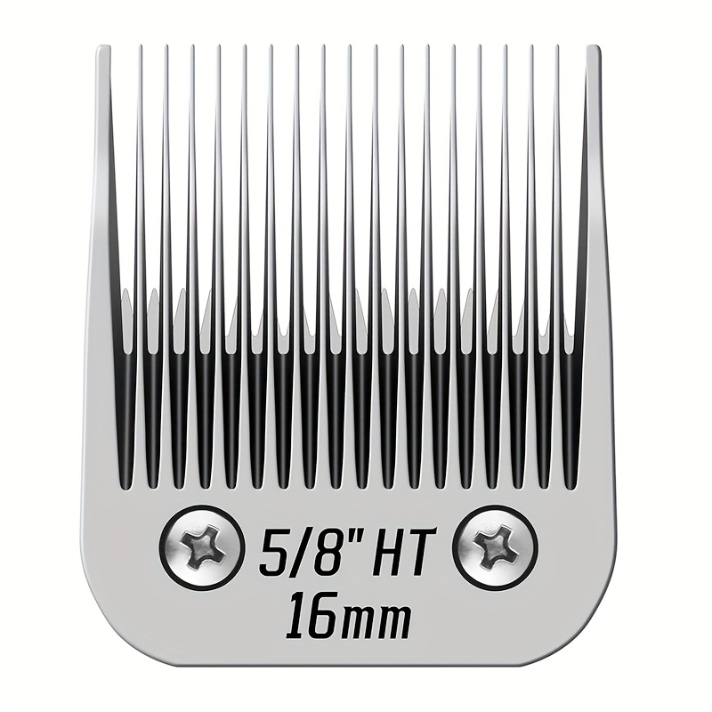 Image of 5/8ht Detachable Pet Dog Grooming Clipper ,compatible With , A5,w-a-h-l Km10 Series Clippers, Cut Length 5/8 Inch, Made Of Stainless Steel Blade