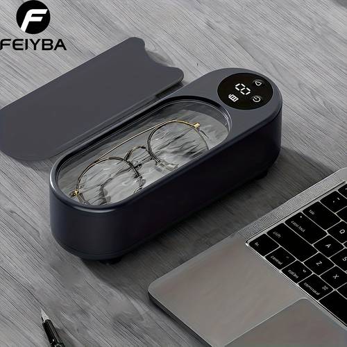 wiederaufladbarer akku-usb-betriebener, vielseitiger reiniger - , hochfrequenz-vibrationsreinigungsgerät, mehrzweck-waschmaschine für schmuck, brillen, uhren, zahnspangen, prothesen und mehr - müheloses heimgebrauch