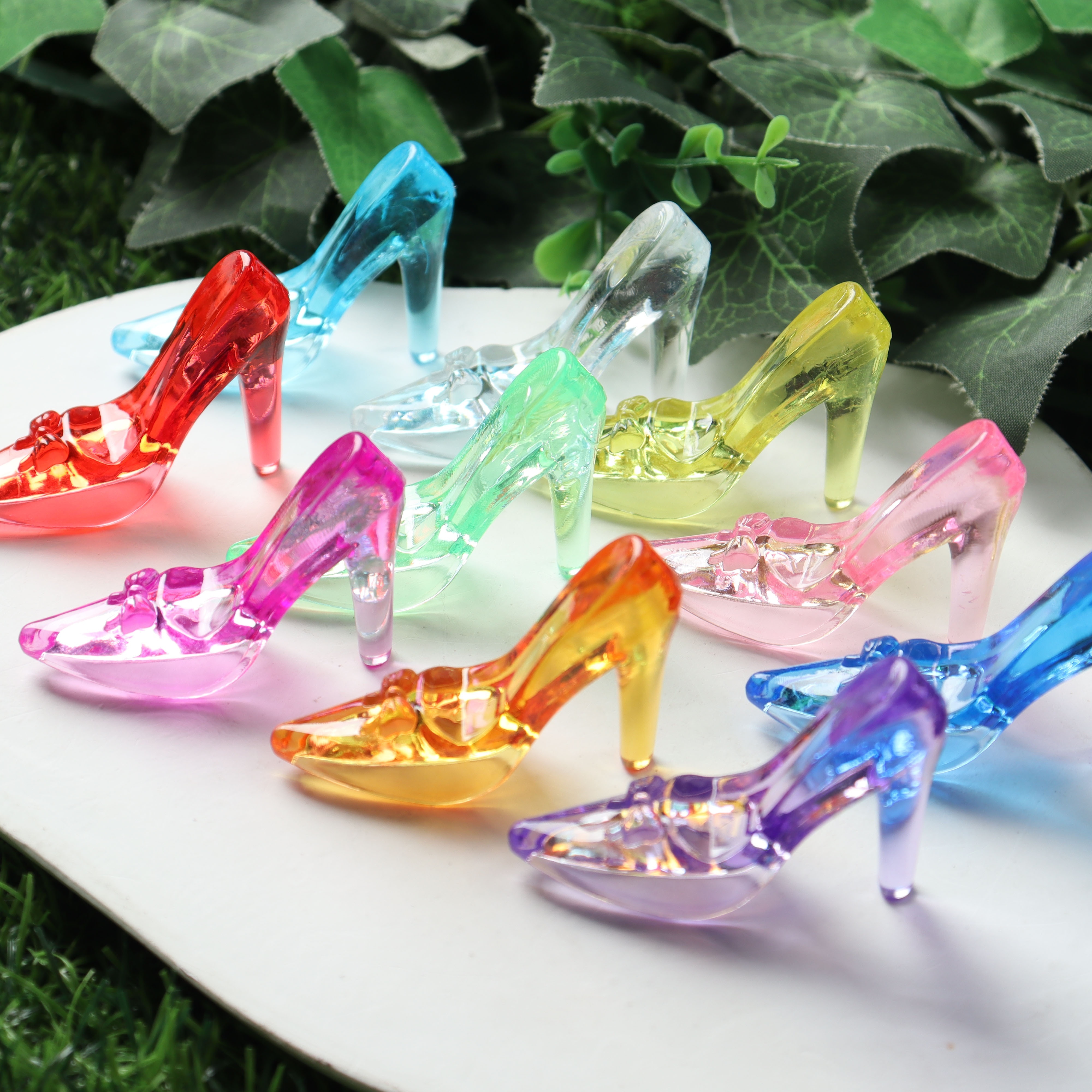 high heel shoe decor sold on Temu United States