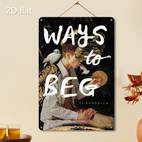 2d flat 1pc ways to beg tj metal wall art 2d flat iron sign with ornate design pre drilled for easy hanging weather resistant for home office decor 7 87x11 8 inches metal wall art decor room decor