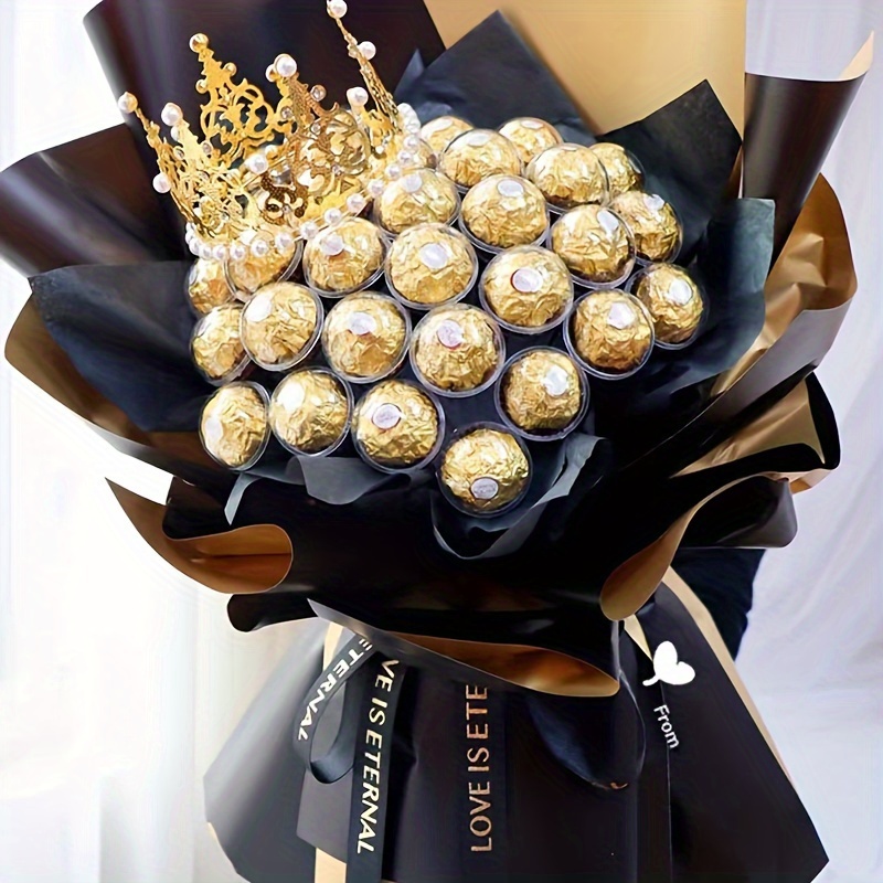 Lot De 100 Supports Acrylique Transparent Pour Bouquets De Chocolat - DIY Cadeaux Sucrés (mariage, Fête) - 7