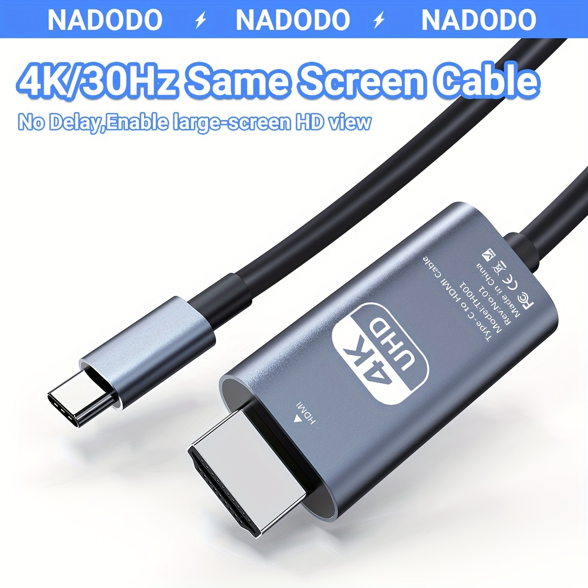 HDMI cable Side screen