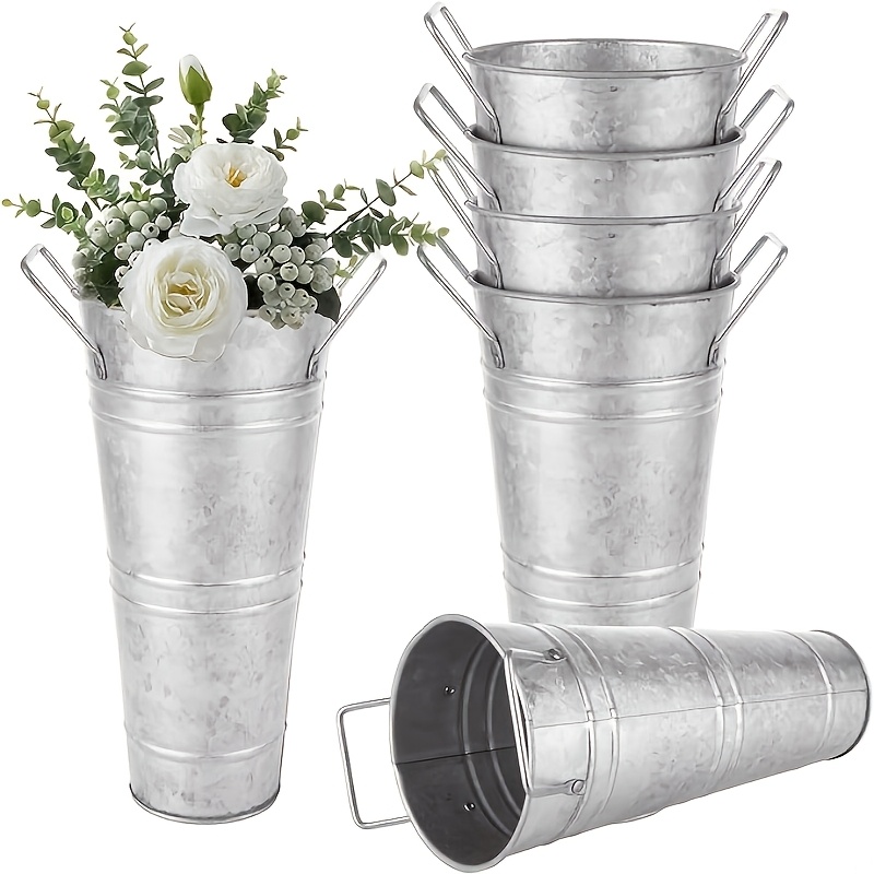 Silberner Mini-Mülleimer Mit Deckel – Vielseitig Als Tisch-Mülleimer, Blumentopf, Stifthalter Oder Puppenhaus-Zubehör