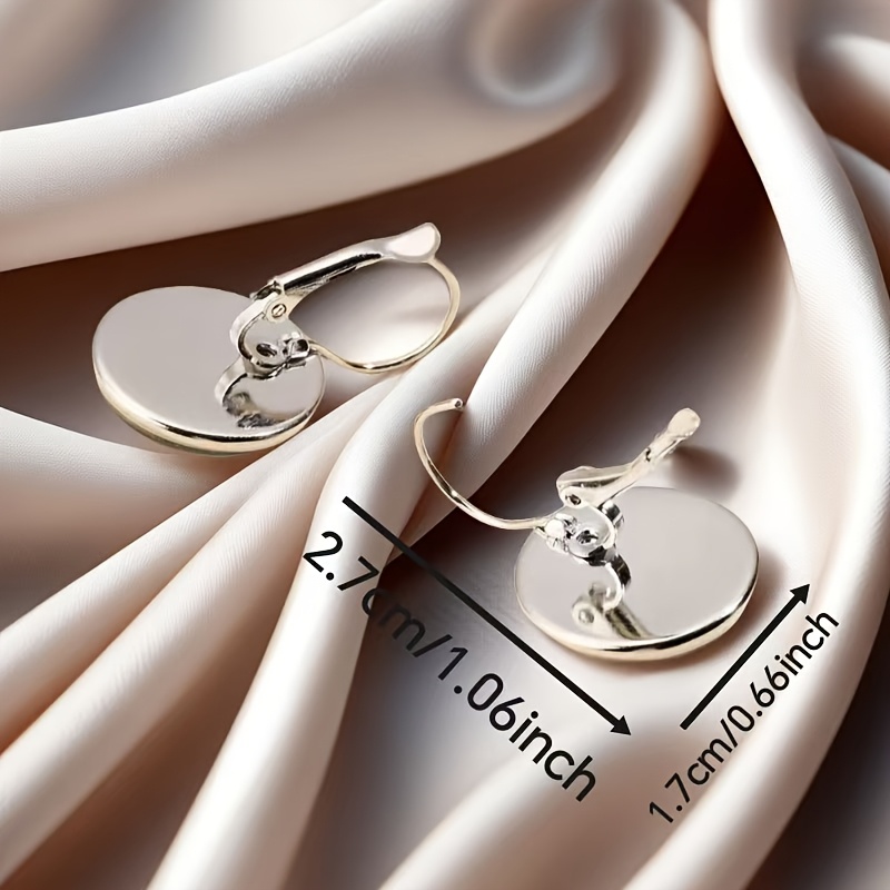 iridescent hoop earrings for women classic   alloy copper hooks sparkling synthetic gemstones in     for daily wear special occasion