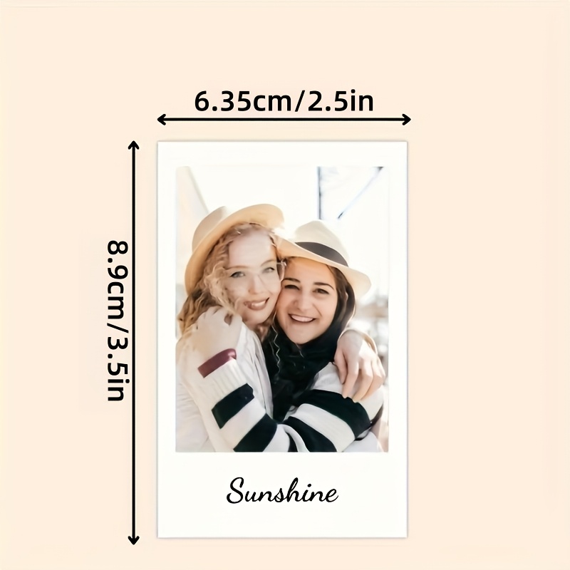 TEMU Personalized Polaroid Photo Prints - Customize Your Own Photo Album Style With Your Own Pictures, Diy Instant Photo Gifts For - Valentine's Day,