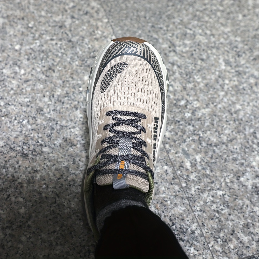 Men'S Thick-Soled Height-Increasing Sports Casual Shoes, Comfortable And Lightweight, Shock-Absorbing Outdoor Jogging Shoes, Slip-Resistant And Breathable Hiking Footwear