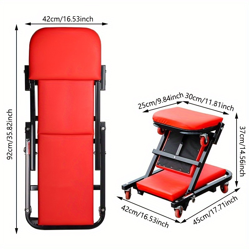 Bästa Redskapet x TARPtoTARP drip chair Amazon.com: BIG RED TR6452 Torin Rolling Garage/Shop Creeper