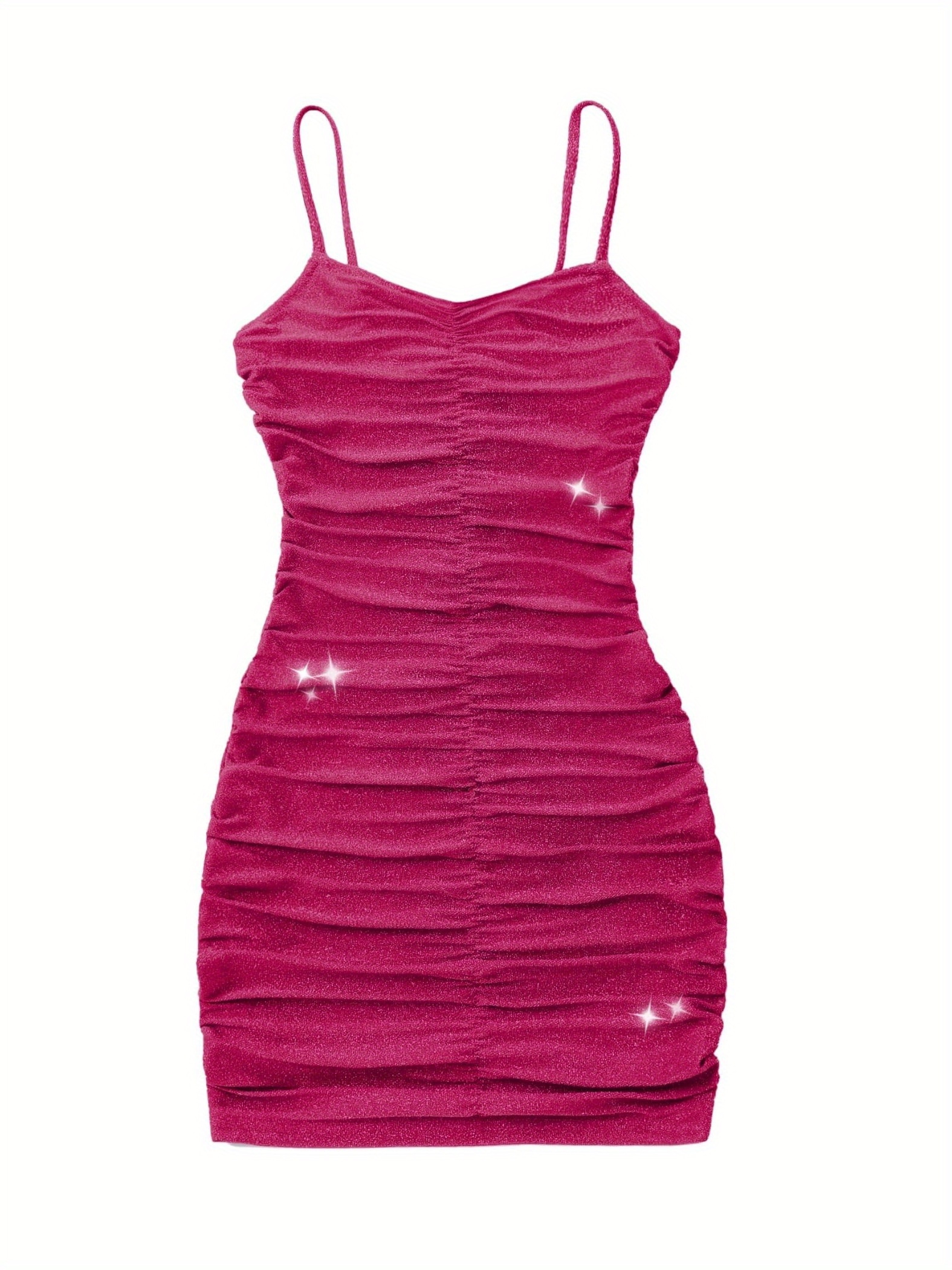 EXARUS Ragazze senza spalline Vestito Imbottito Teen Bodycon Stretch