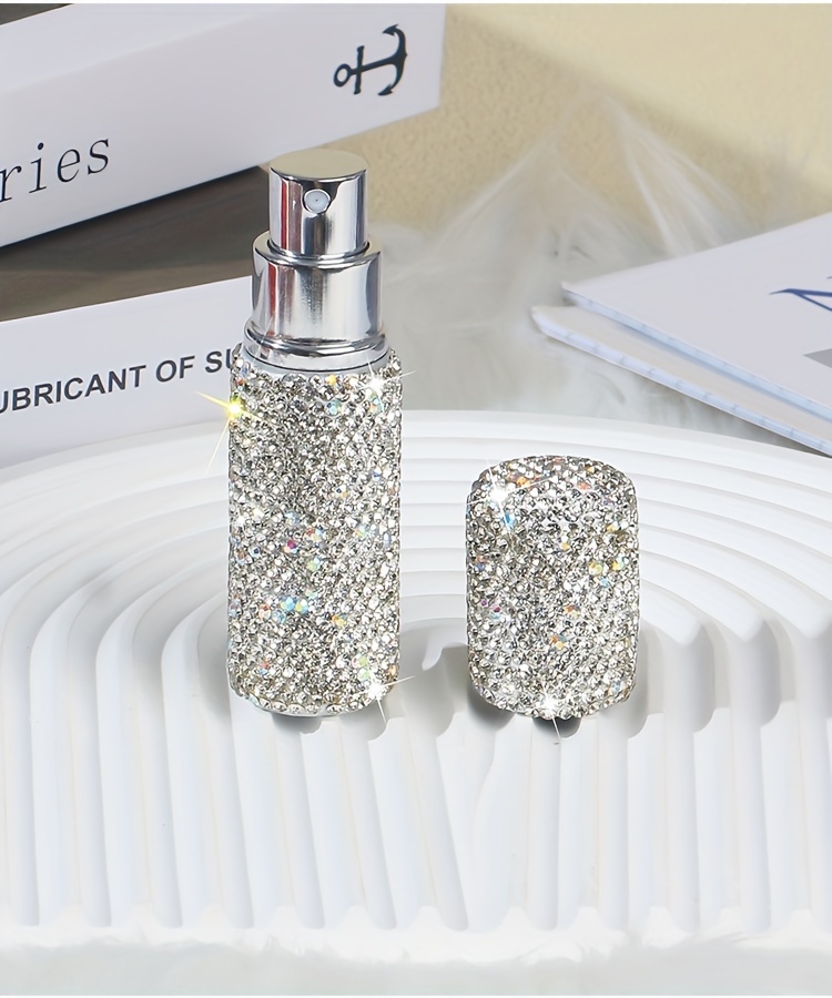 luxury bling perfume atomizer portable refillable leakproof Temu