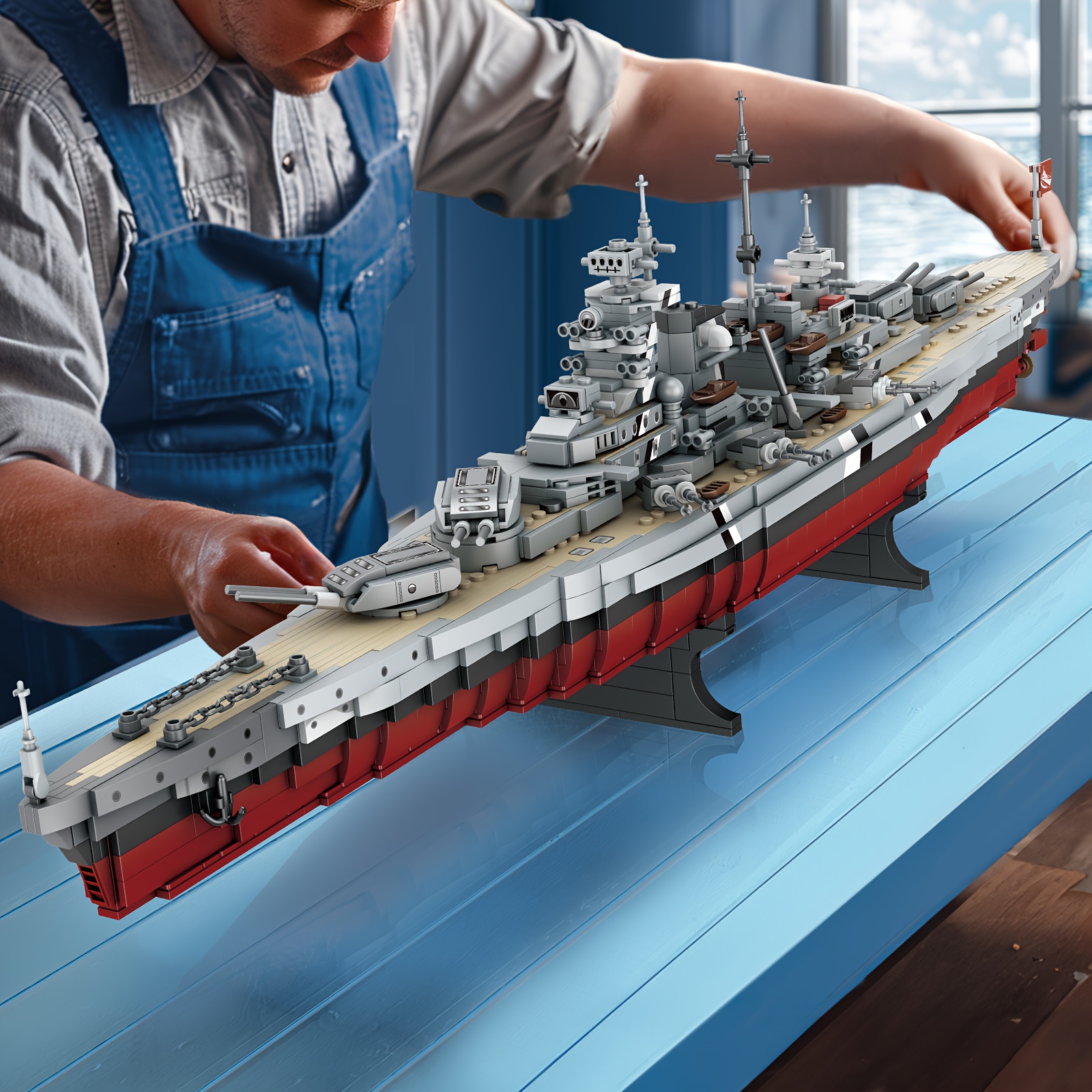 巡洋艦最上 木製模型 1:200 桑内模型