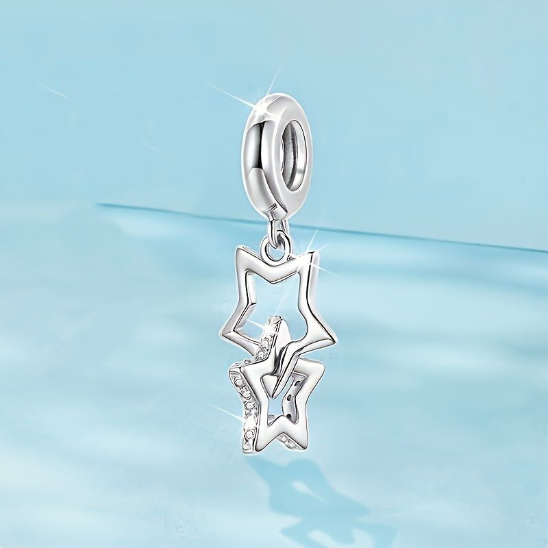TEMU Pendentif 1 pièce, incrusté de synthétique, un pendentif Lueur d' et vif pouvant transformé en et bracelets, hypoallergénique. Convient pour les