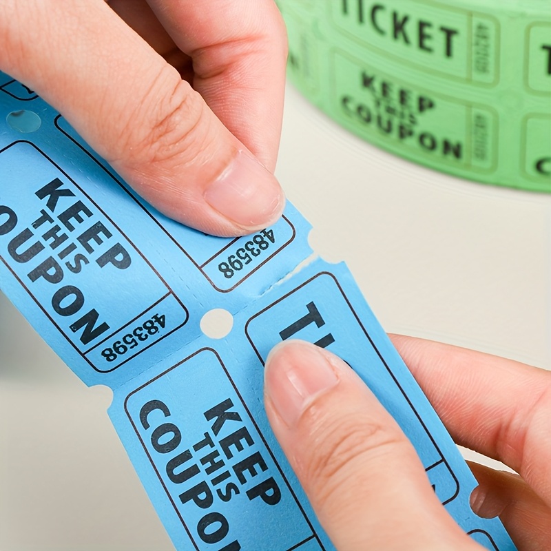 1000枚/ロール 2000枚の小さなシート イベントお祝い抽選機用紙