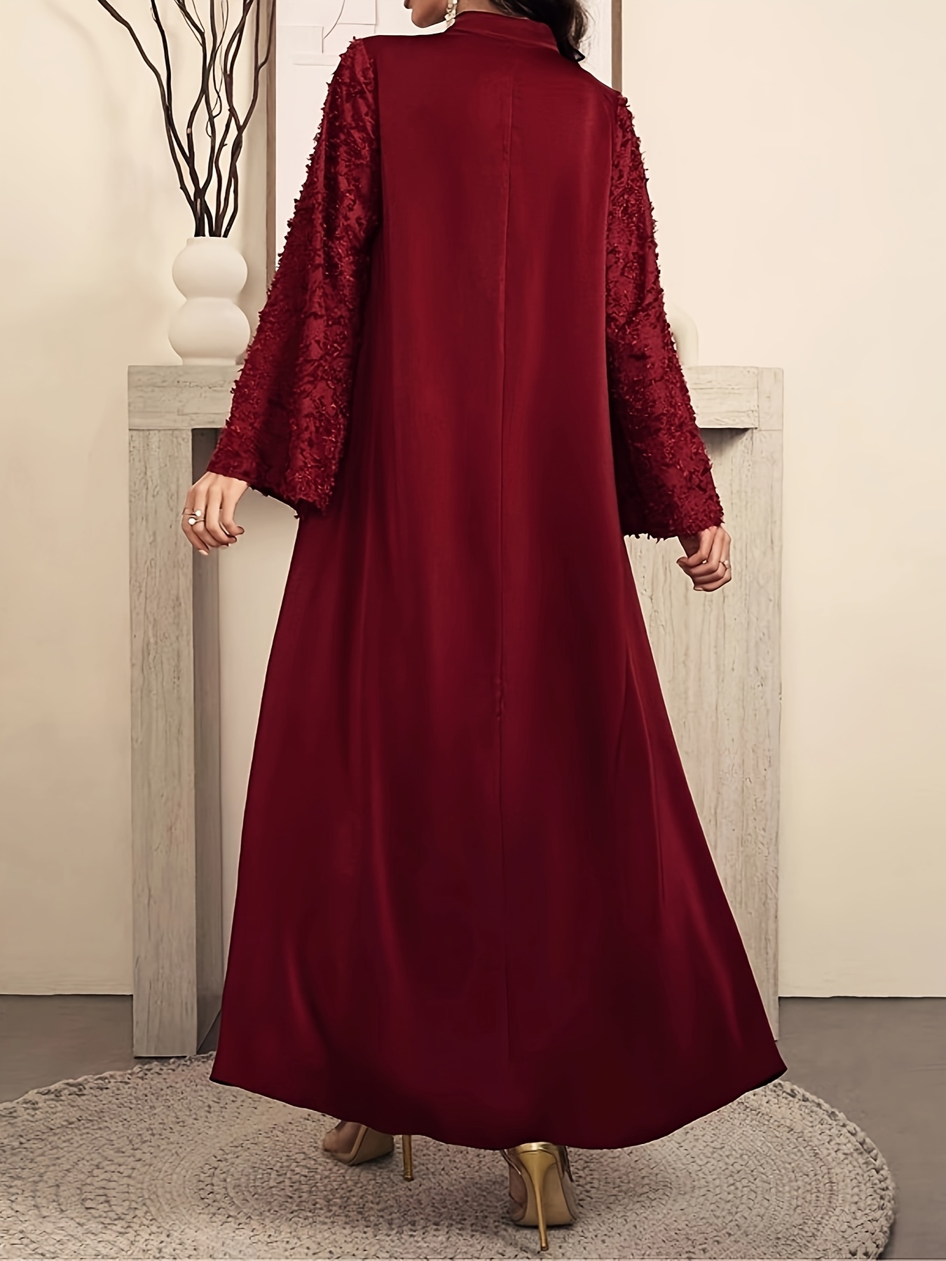 long sleeve maxi dress middle eastern - Temu United Arab Emirates