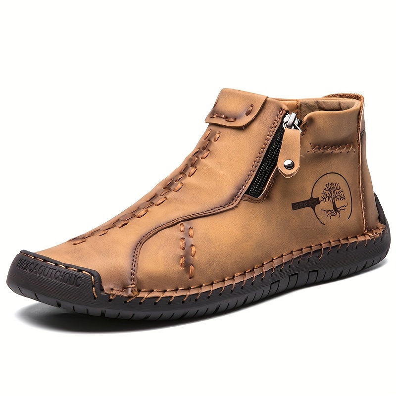 Women's Hand-stitched Ankle Boots Shoes, Women Shoes