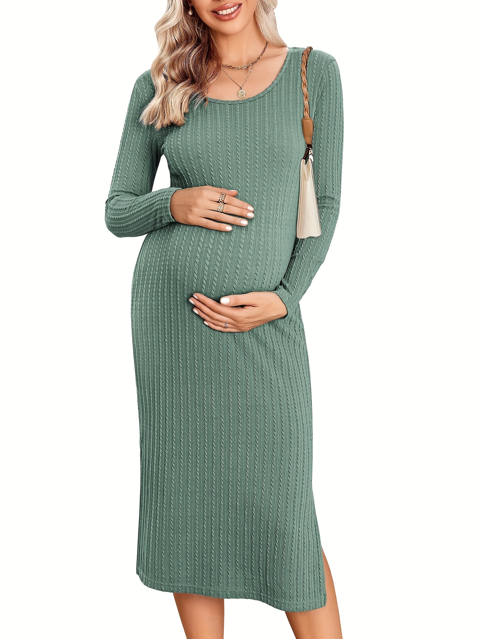 blue dress for baby girl Organic Nursing Dress