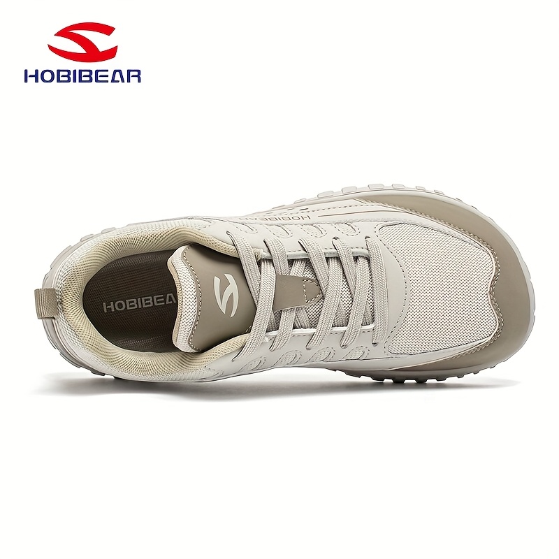 Barfußschuhe HOBIBEAR - Zero Drop, Breite Zehenbox, Leder Für Outdoor