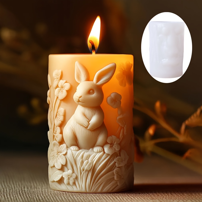 

Resin Casting Molds Easter Rabbit Aromatherapy Candle Silicone Mold Diy Creative Candle Silicone Mold Resin Gypsum Silicone Mold Home Decoration Products