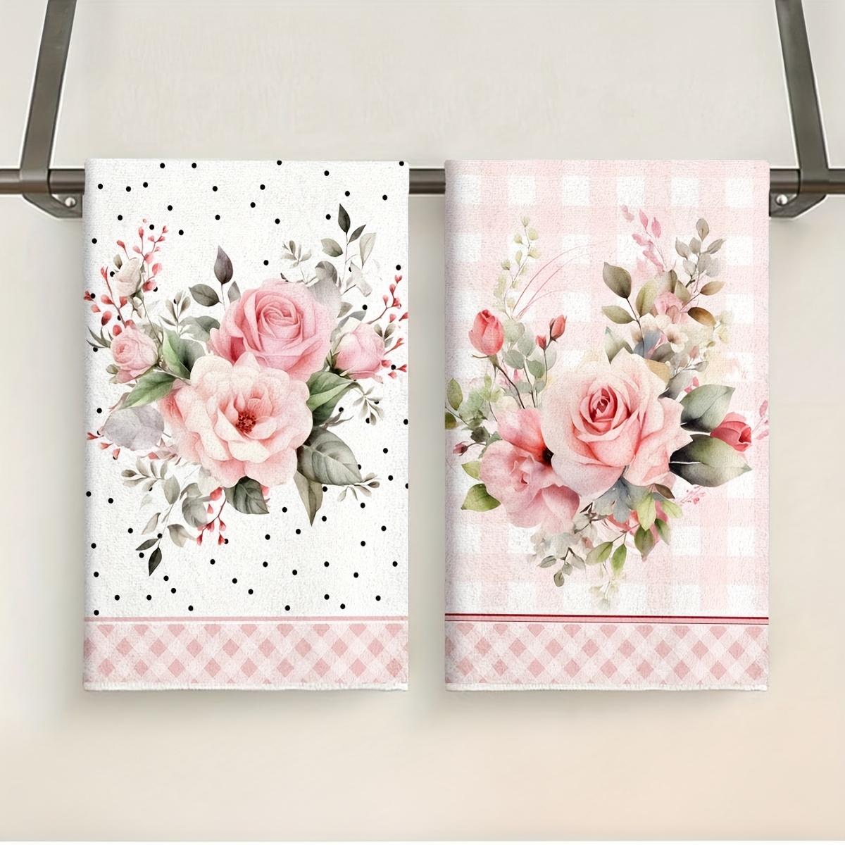2pcs Super Towels - Quick Drying, Absorbent And Durable, Perfect For , Christmas And New Year's Eve Parties, Machine Washable - Ideal For Dining Room Decoration