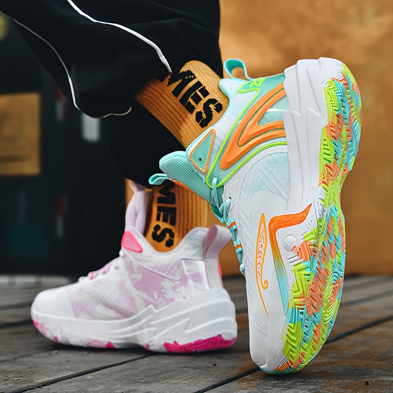 neon white basketball