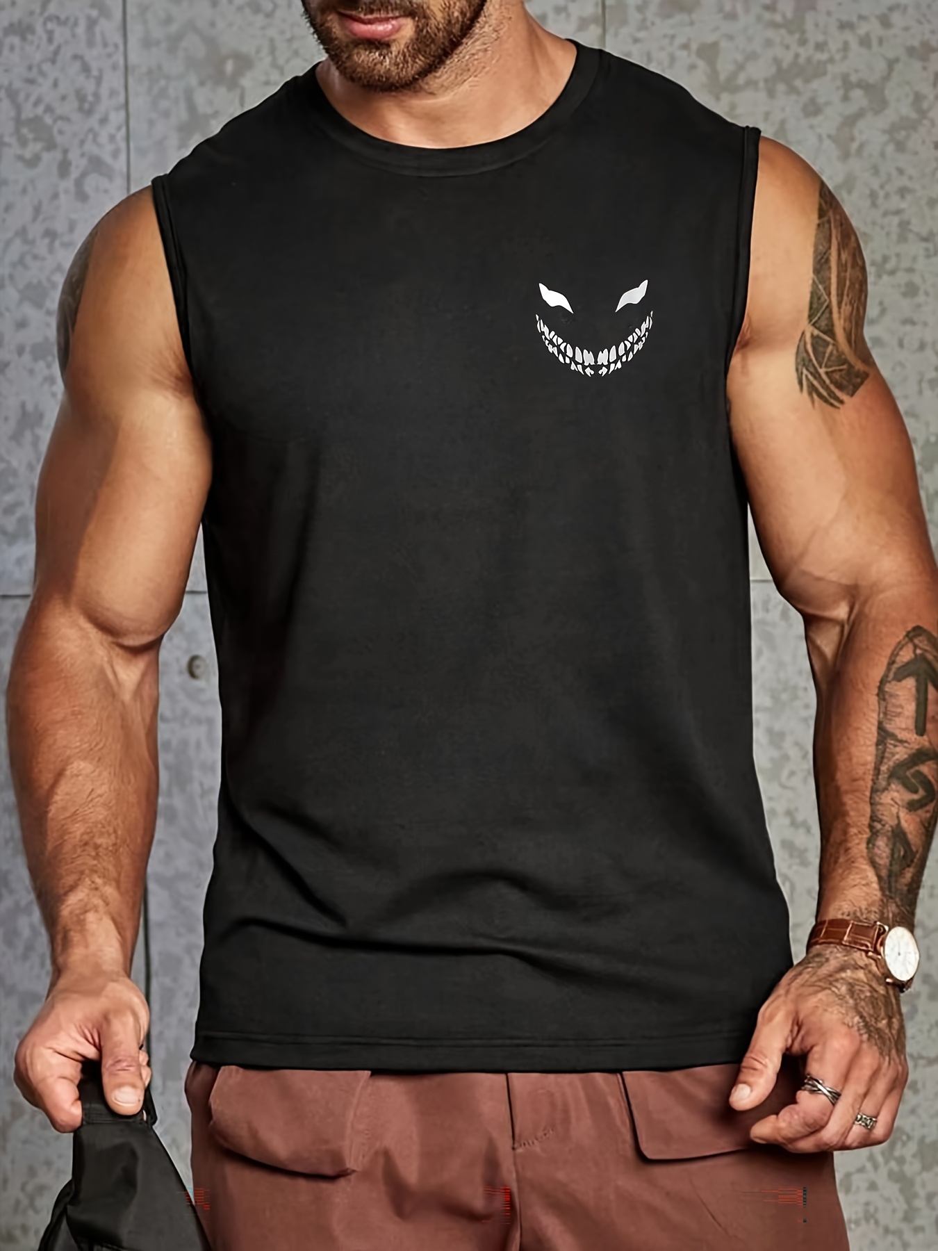 Tank Top Muscle Shirt - Temu