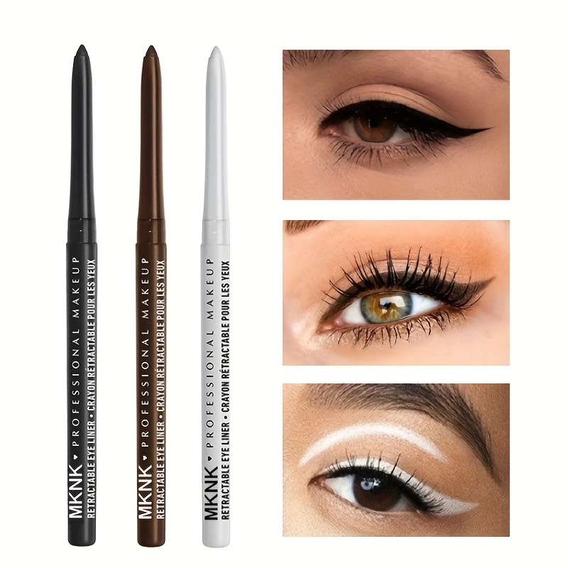 6 color automatic no sharpen eyeliner pencil waterproof and smudge proof long   application     eyeliner Product details 5