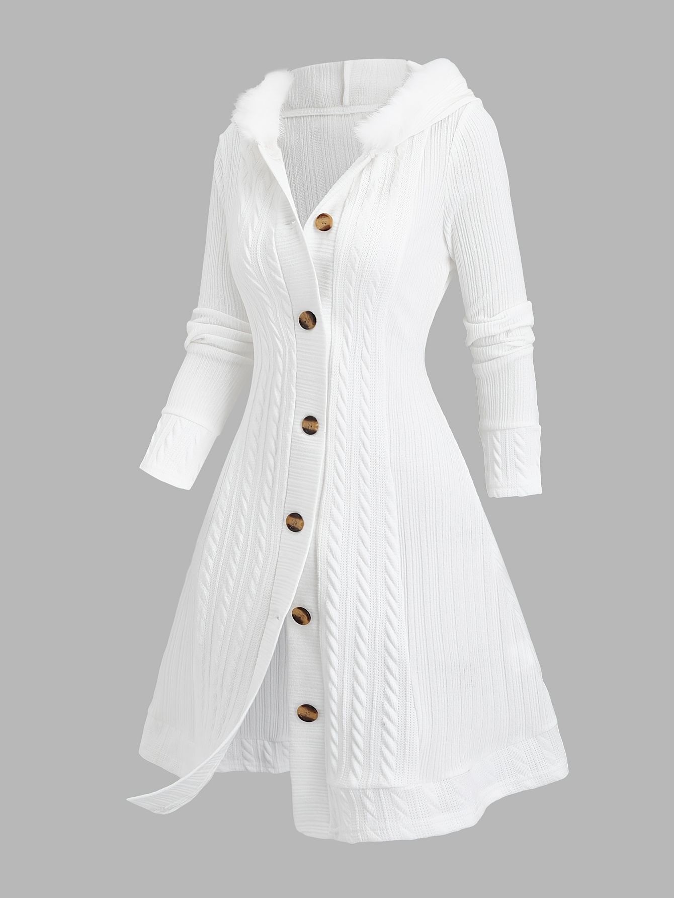 Florcoo Buttons Double Lines Design Suit Coat