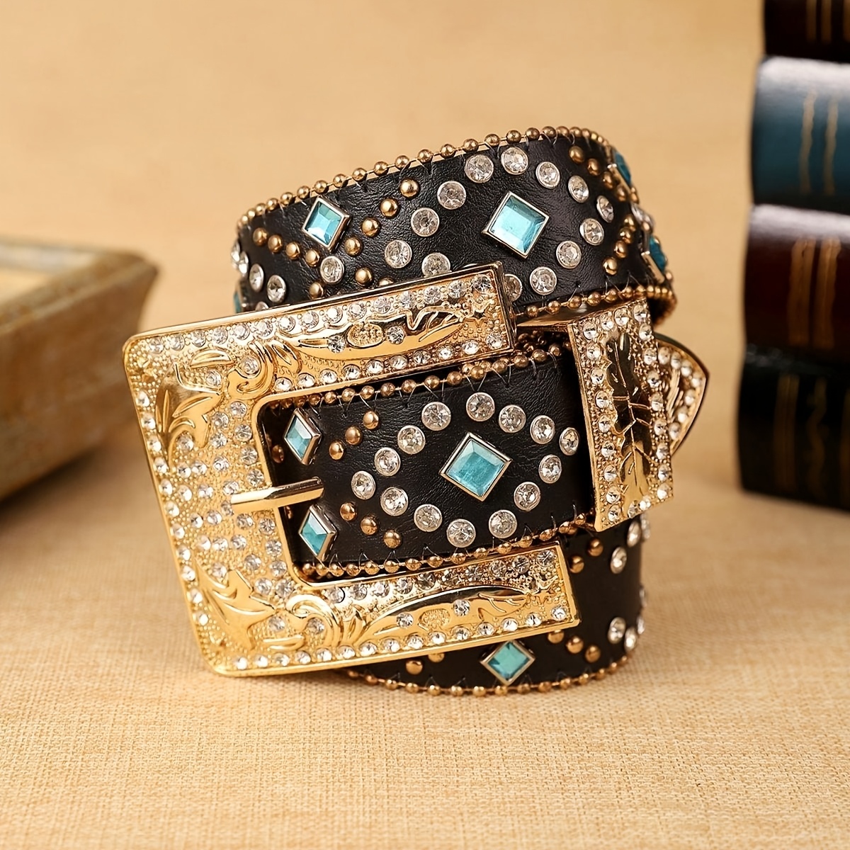 1pc ethnic leather tassel pu leather belt punk style stylish  display picture 3