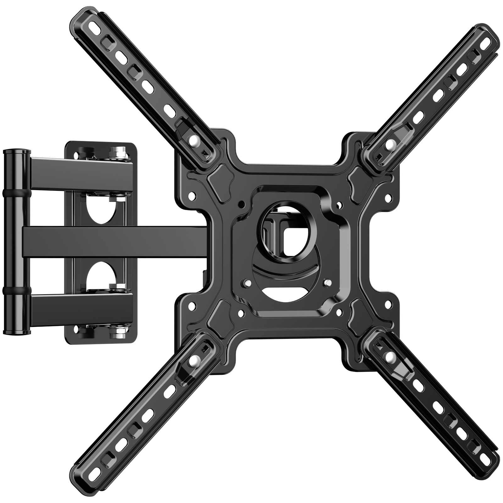 

Tetvik Full Motion Tv Wall Mount - Swivel, Tilt & Extension Bracket For 26-55" Tvs, Single Stud Installation, Supports Up To 77 Lbs, Vesa 400x400mm Compatible