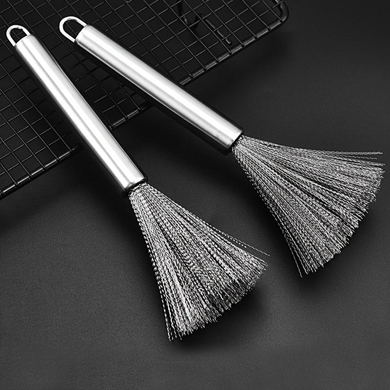 E-shop 2er-Set Multifunktionale Reinigungsbürste mit langem Griff zum Aufhängen, Material, kein erforderlich, geeignet für Wohnzimmer, Schlafzimmer,