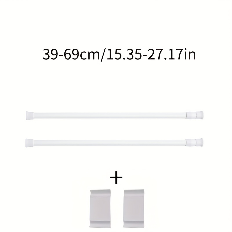 1pc Rv Cabinet Wardrobe Rod, Refrigerator Movable Telescopic Partition Plate, Models, Detachable And Adjustable Rv Modification Parts--rv Refrigerator Parts