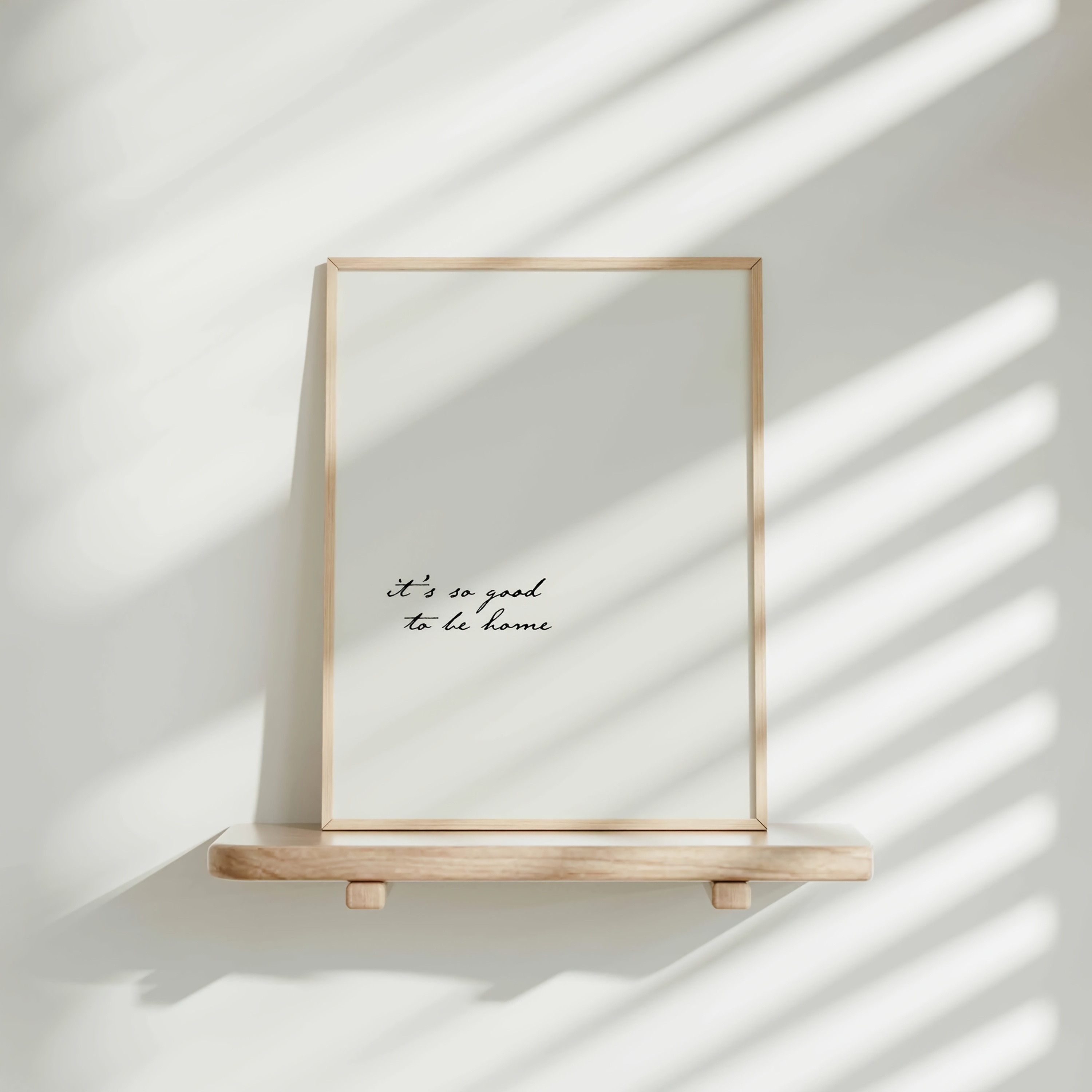 TEMU 1pc Frameless Canvas Poster - "it' Home" Quote Art, Modern Wall Decor For Living Room, Bedroom, Kitchen, Or Hallway, Indoor Use, Lightweight &