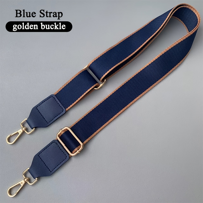 TEMU Tracolla blu navy per borsa a tracolla, cinghia in poliestere a allargata da 3,8 cm, cinghia a lunghezza regolabile, accessorio per cinghia