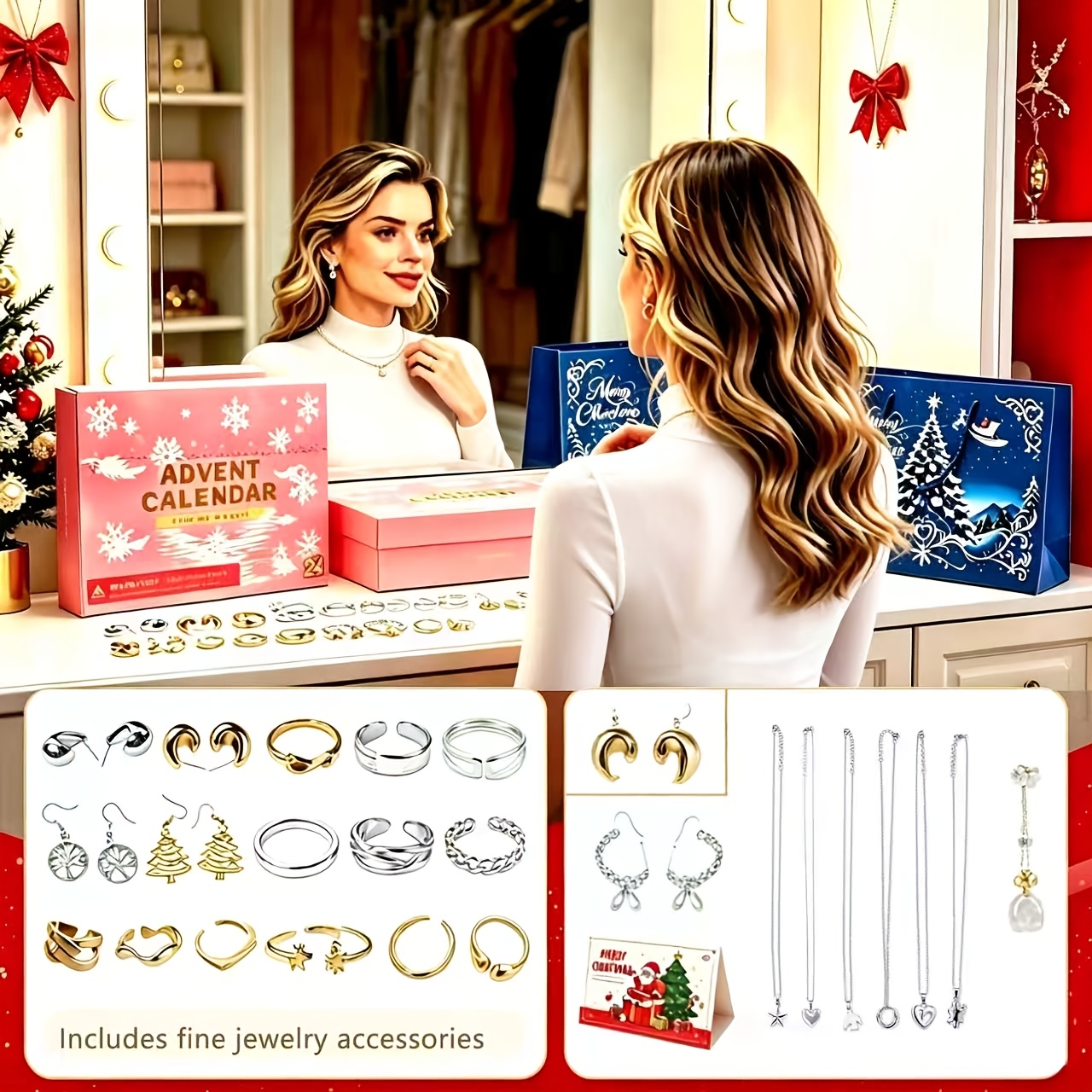 Christmas Advent Countdown Calendar, Multi-scene Gift