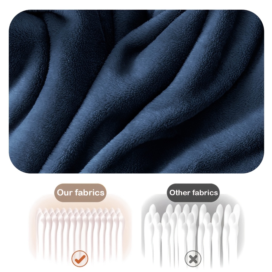 1pc 200g solid flannel blanket details 1