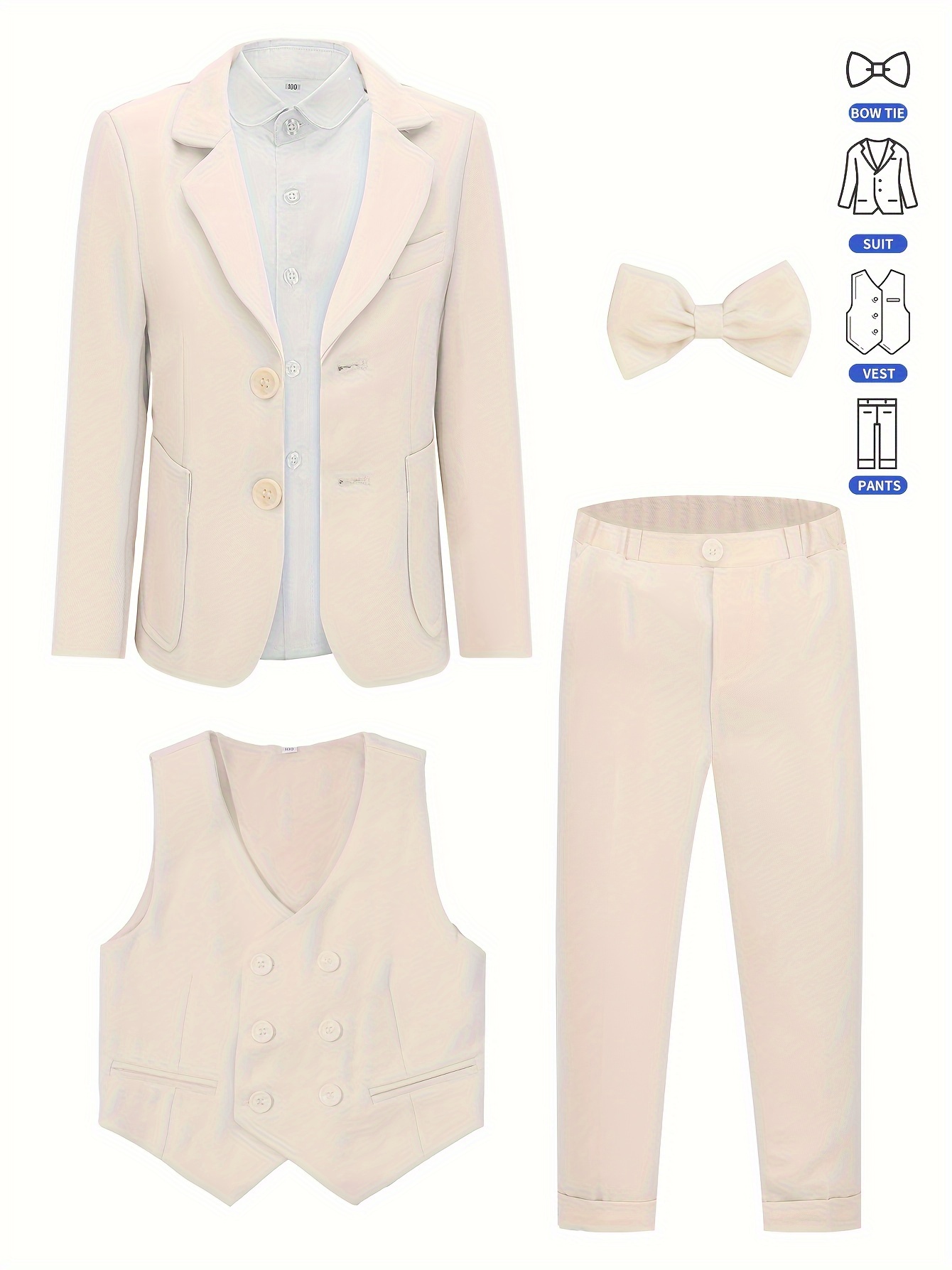 Costume garçon collection Antoine veste et noeud papillon