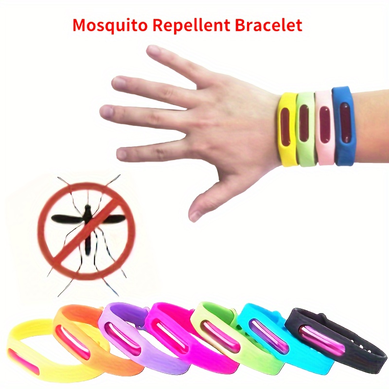 

Adjustable Silicone Mosquito Repellent Wristband & Ankle Strap - Perfect For Home, Travel & Outdoor Activities