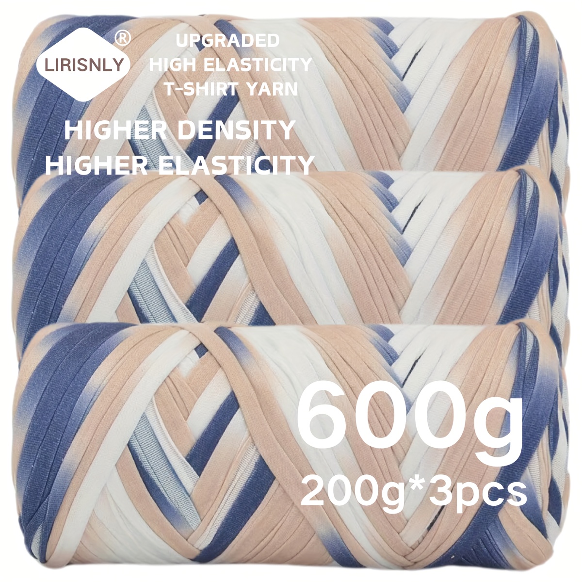 200G/600G Ročno Izbrana Premium Nadgrajena Različica Segmentno Barvane Preje za Majice, 400G/14.11Oz, z Višjo Gostoto in Večjo Elastičnostjo, je