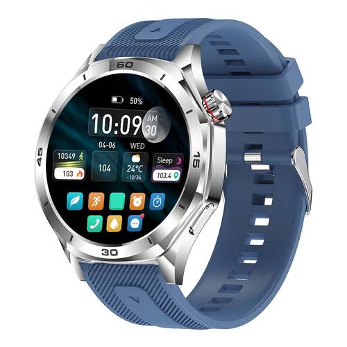 mens smart watch 1 52 inch round smart watch mode smart bracelet sports monitor wireless call and for ios and