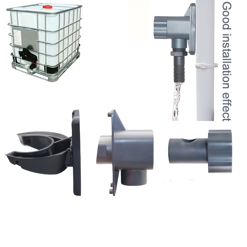 Easy-to-install, Durable Rainwater Collector Downspout Divider Kit, Suitable For Round Pvc Downspout Connectors With Flexible Hoses, Water Collector Rainwater Harvesting System