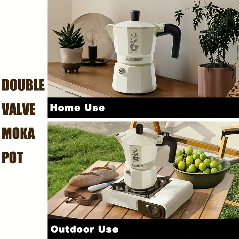 Pot Espresso Maker Stovetop Coffee Percolator Dual Temu