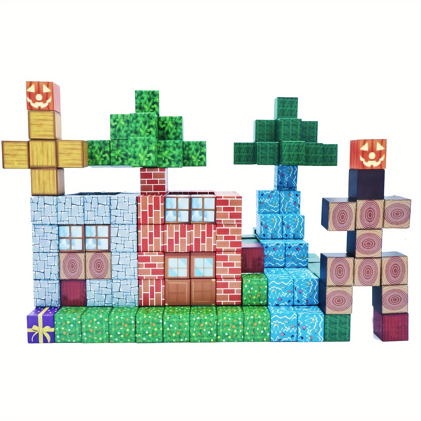 

96 Piece Building Blocks Puzzle Building Model, Creative Building Blocks Toy, For Aged 3-12 Christmas Gifts