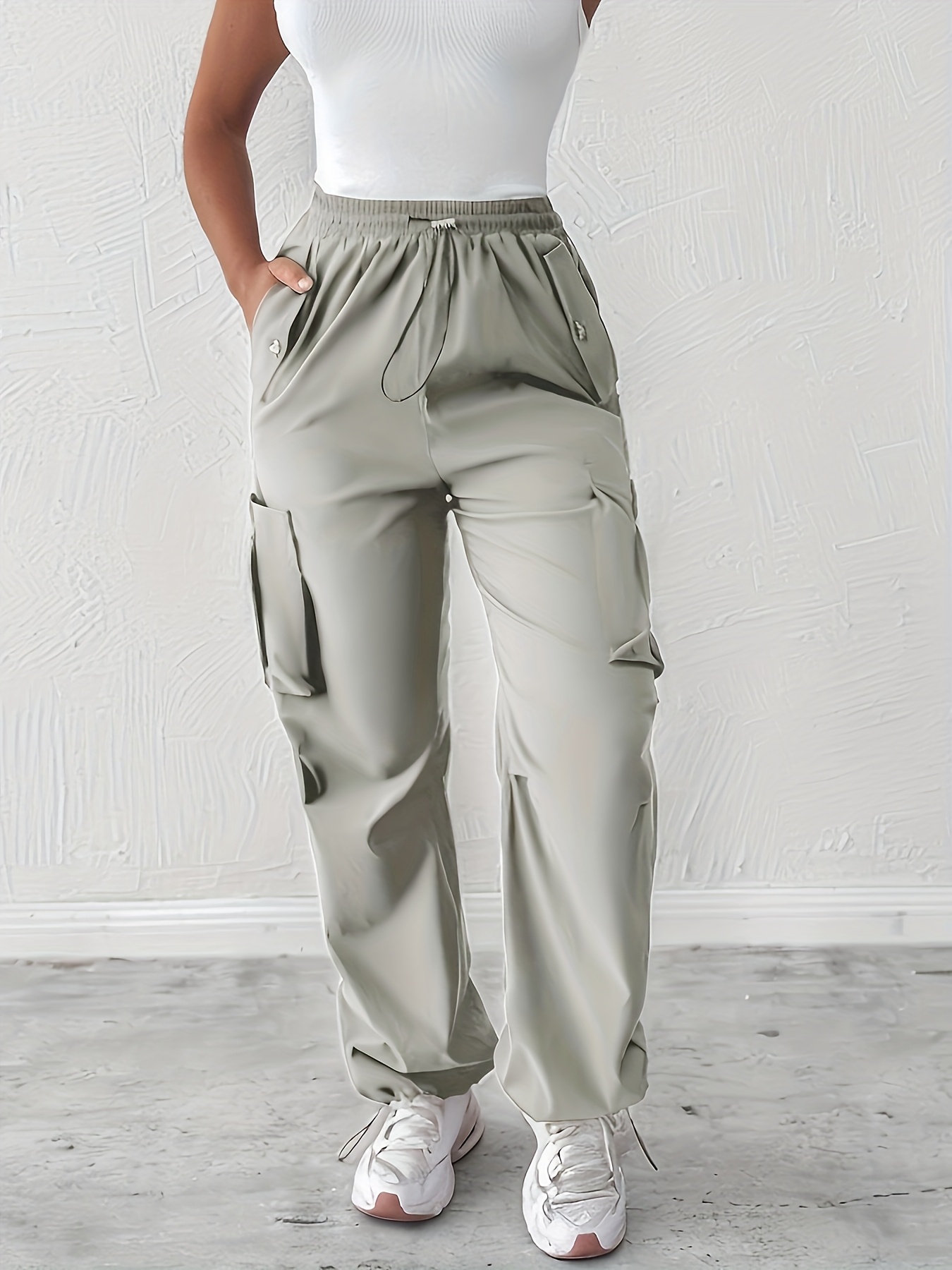 cargo pants joggers with side pockets