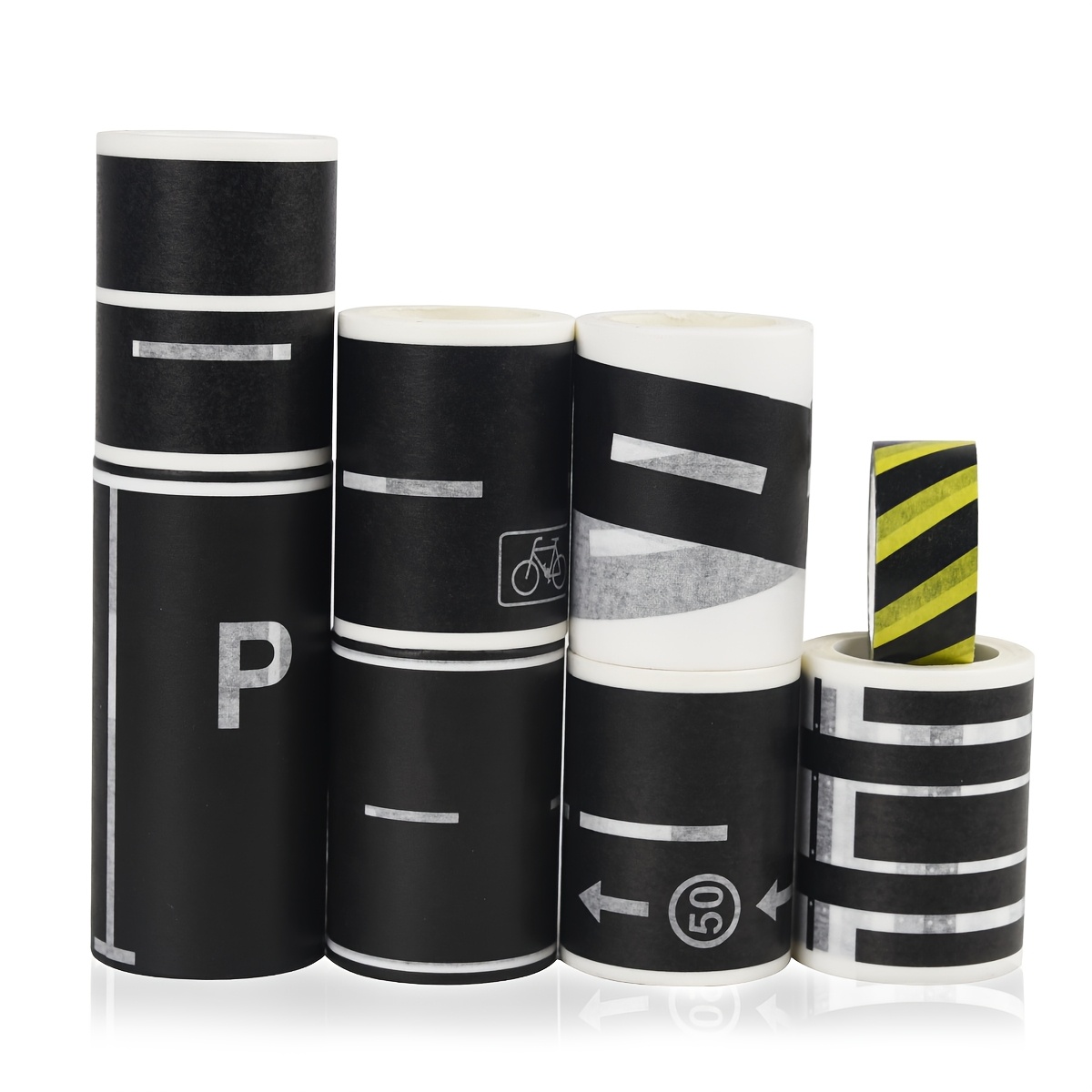 Image of Of Notebook Washi Tape - Easy To Stick And Tear, No Residue For , Tracks, Parking Spots, , Concealing Tape