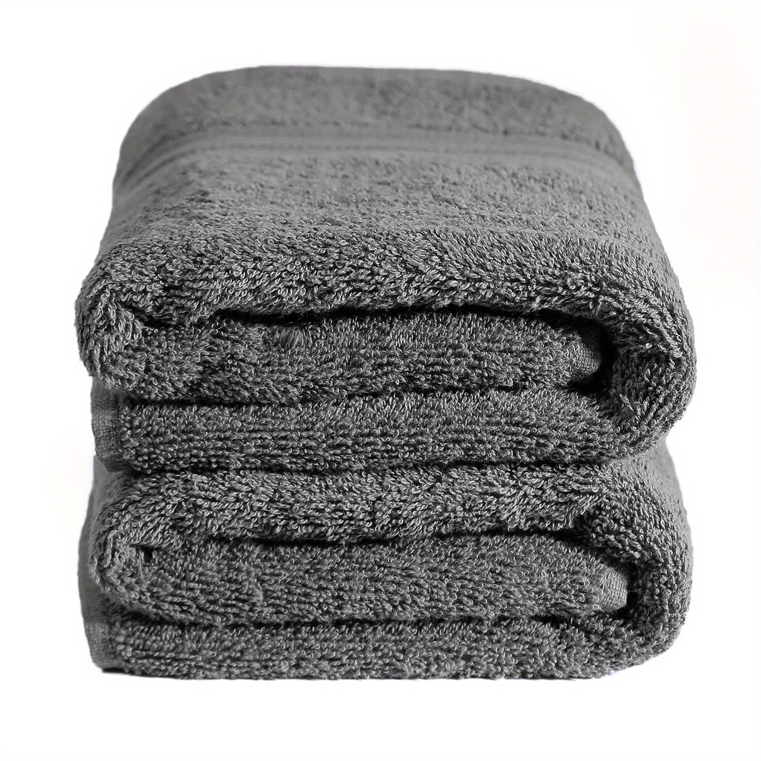 TEMU Pack Of 2 Towels 100% Cotton 560gsm Super Absorbent And Quick Dry Hand Towels Bath Towels Guest Towels 30x50cm 50x100cm 70x140cm 9 Colors