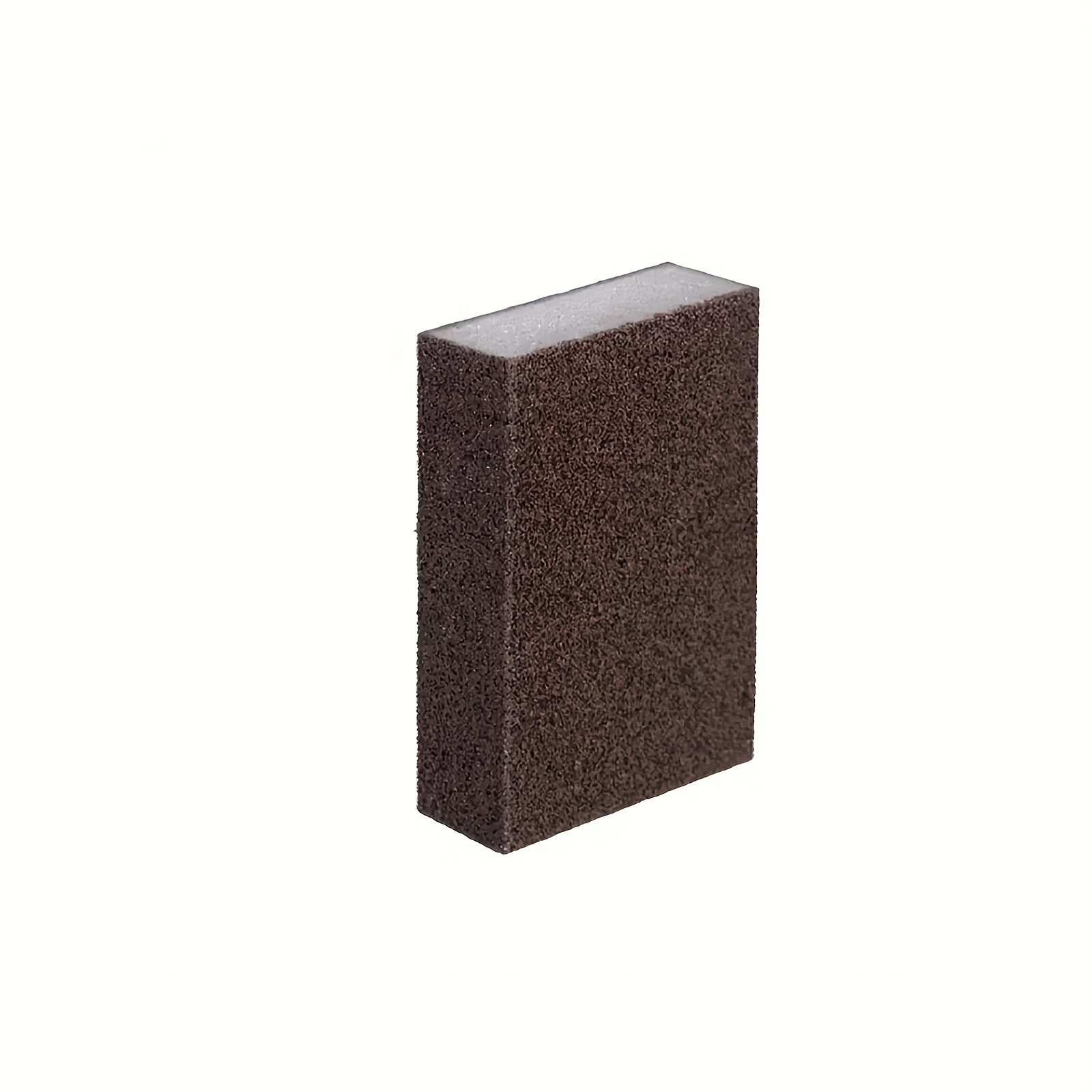 Image of 1pc Of Sand Sponge Scrubber, Magic Cookware Cleaning Sponge, For Dishwashing, Sink Cleaning, Stain Removal, Rust Removal, Pot Brush, Scouring Pad, Kitchen Accessories, Reusable Kitchen Supplies